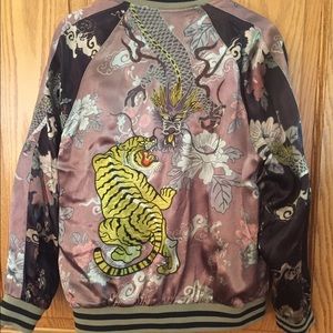 Zara Limited Edition Reversible Bomber Jacket