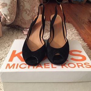 Michael Kors Lack Suede Wedges