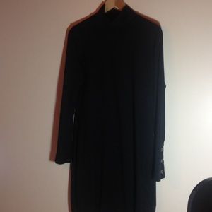 Title Nine black mock neck dress
