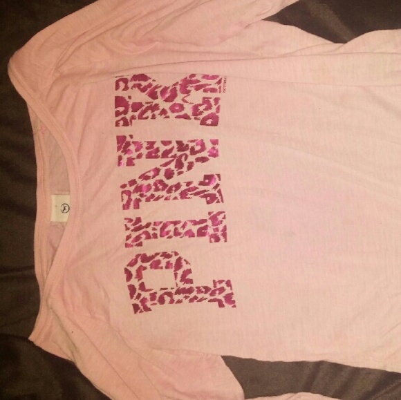 Pink Victoria's secrete long sleved shirt