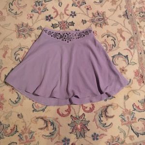 Purple Urban Outfitters beaded skirt