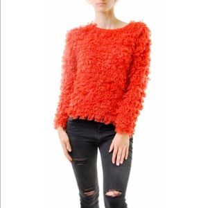 For Love & Lemons Shag Knitz Sweater