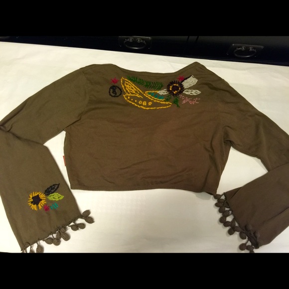 10 feet blouse hippie and fabulous size large - Picture 3 of 4