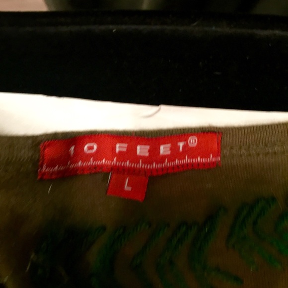 10 feet blouse hippie and fabulous size large - Picture 4 of 4