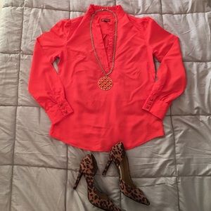 Soft Orange Blouse