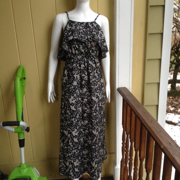 Flowy floral Maxi Dress S