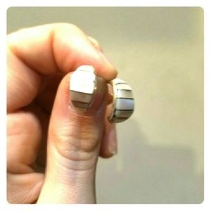 Lovely half- hoop earrings