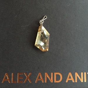 Alex and Ani Crystal Chain Station Charm