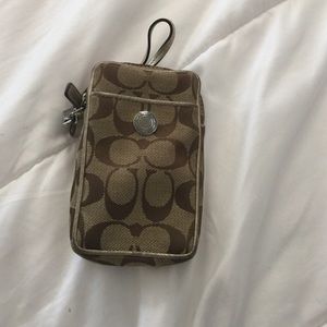 Coach multipurpose wristlet