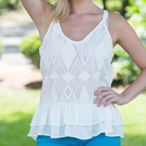 A Ruffled Mess Tank - Picture 2 of 4