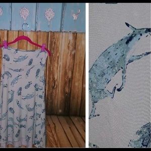 💋 SALE❗️💋 LuLaRoe Azure w/ foxes! ✨XL/16/18/20✨