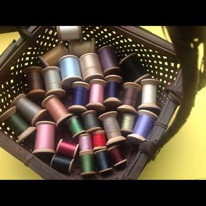 Vintage Thread on Wooden Spools