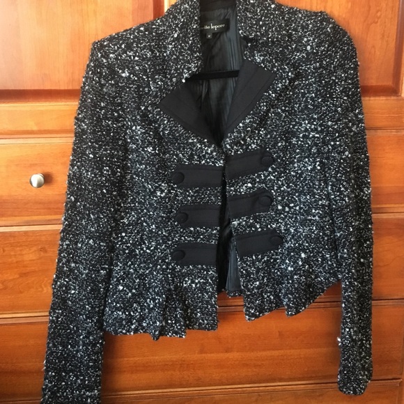 Boucle Nanette Lepore jacket size M (6)