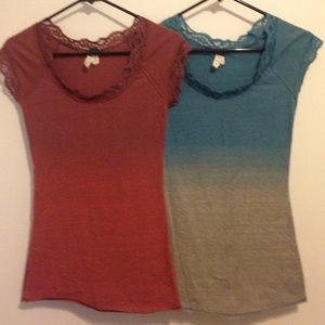 Free People ombré tees