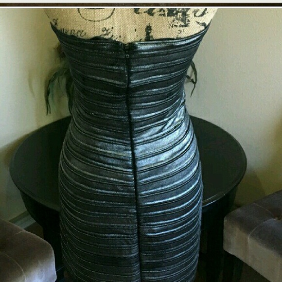 🔥Silver Metallic Bandage Dress 🔥 - Picture 2 of 3