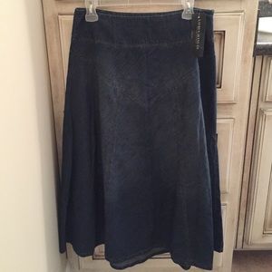 Lauren denim skirt size 8
