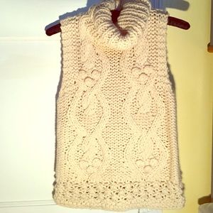 Anthropologie chunky sweater vest