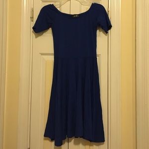 Blue swing dress