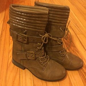 Combat boots- TAUPE