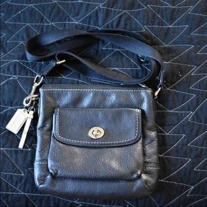 Coach leather crossbody bag