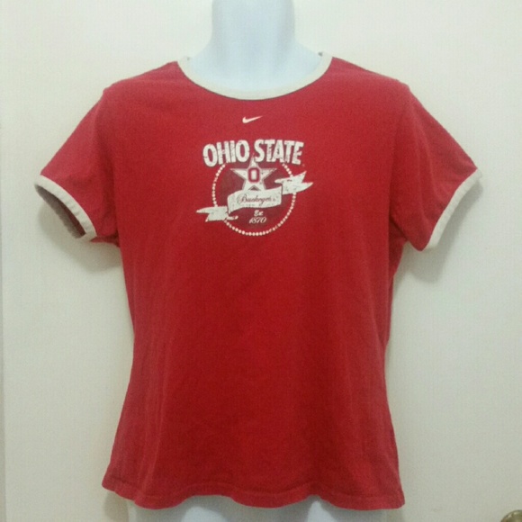 Nike Ohio State Buckeyes tshirt kids XL women's Sm