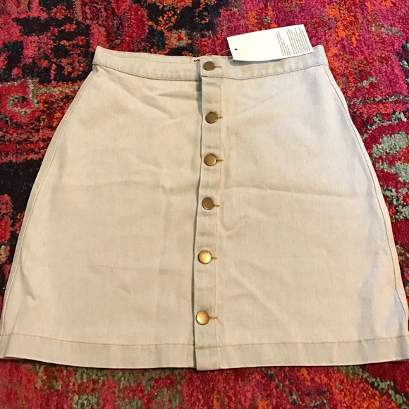 American Apparel Jean Skirt