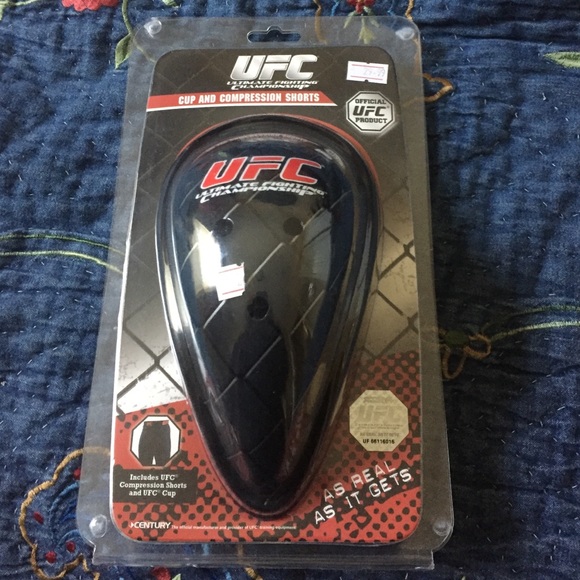 UFC cup and compression shorts
