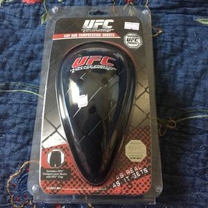 UFC cup and compression shorts