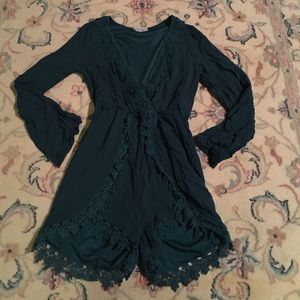 Tobi romper with lace