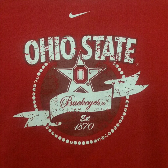 Nike Ohio State Buckeyes tshirt kids XL women's Sm