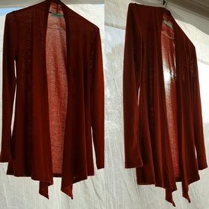 Classic Burnt Orange Cardigan