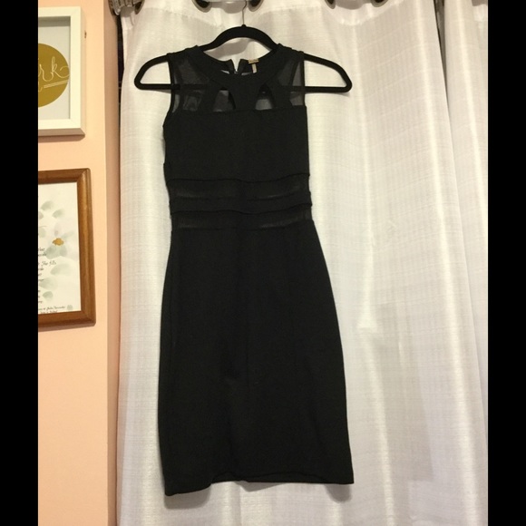 Black mini with black mesh panels