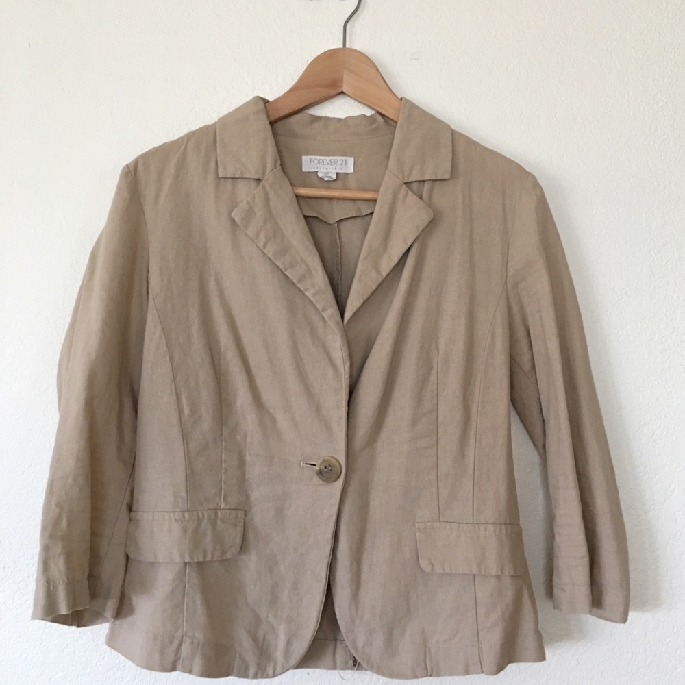 Women's Linen Blazer Size small