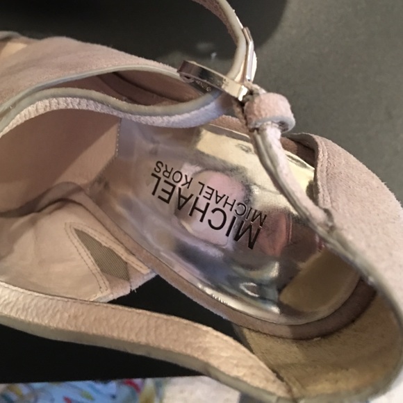 Michael Kors Suede Platform Shoes - Picture 4 of 4