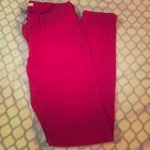 Red Skinny Jeans