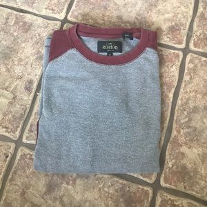 Red head waffle shirt