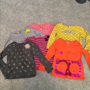 6 long sleeve t-shirt pack