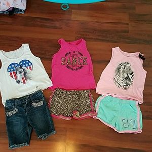 Girls shorts sets