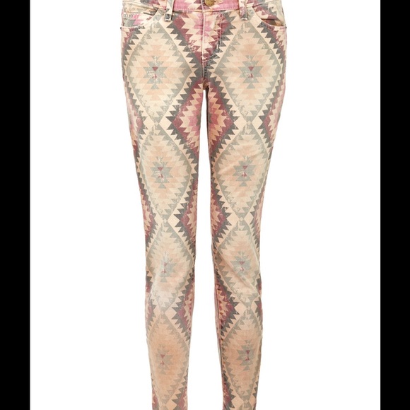 Current Elliott desert Navajo skinny jeans