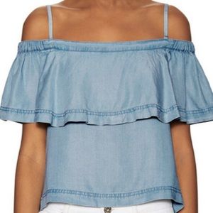 Free People Could Shoulder Crop Top