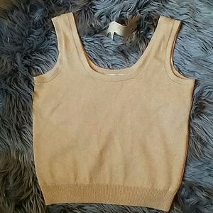 // ST. JOHN ● GLITTER GOLD TANK