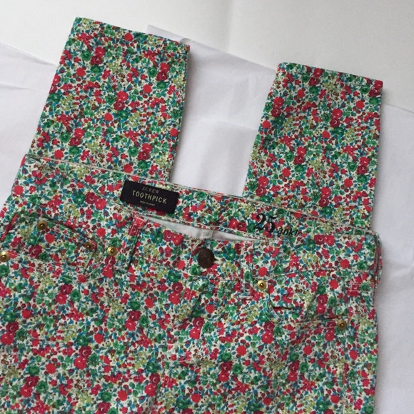 J Crew Floral jeans! - Picture 2 of 4