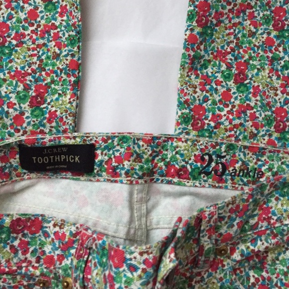 J Crew Floral jeans! - Picture 4 of 4