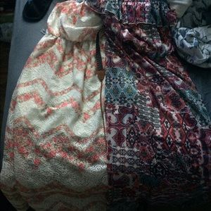 2 ankle length dresses. Only worn once each.