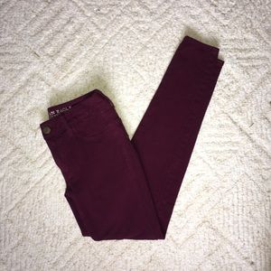 Maroon Jeggings