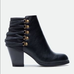 Black booties NWT