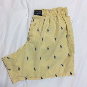 Polo Ralph Lauren • Yellow Boxers - Sz Small