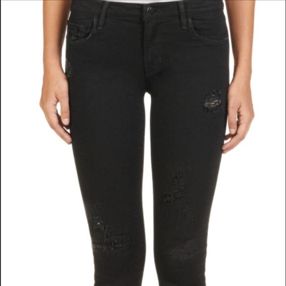 j brand mid rise capri