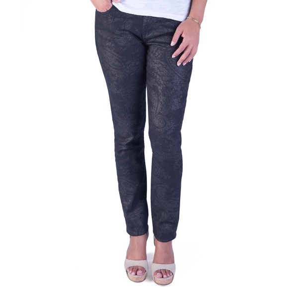 Black Orchid Jeans - NEW Black/Silver Printed Jeans Black Orchid Jeans - NEW Black/Silver Printed Jeans
