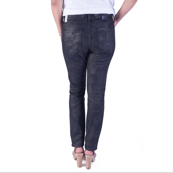 Black Orchid Jeans - NEW Black/Silver Printed Jeans Black Orchid Jeans - NEW Black/Silver Printed Jeans